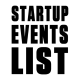 Startup Events List